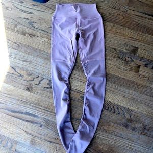 Alo Yoga high-waisted Goddess leggings in Blush